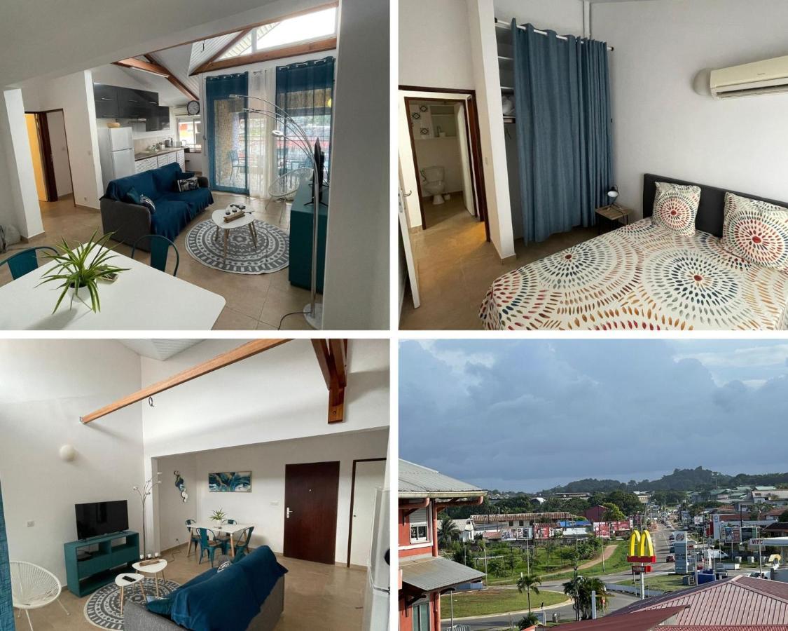 Nana Cocooning- C42- Vue Panoramique - Appartement Cosy Et Lumineux- Cuisine Equipee- Clim-Terrasse Cayenne Exteriér fotografie